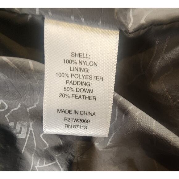 EMS Black Down Puffer Jacket M Packable 80/20 Feather RN57113 F21W2069 - Picture 5 of 12